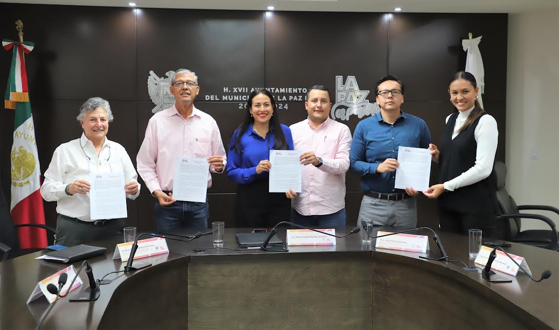 Firman SEPUIMM y Ayuntamiento de La Paz convenio de colaboración en